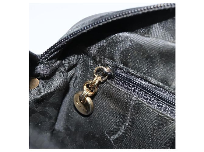 Borsa a tracolla Salvatore Ferragamo Vala in pelle nera e oro Auth gh2213 Nero D'oro - vista 20