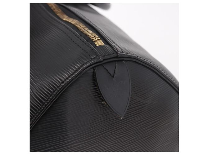 LOUIS VUITTON Epi Keepall 50 Boston Bag Black M42962 LV Auth 190102SAV Nero - vista 18
