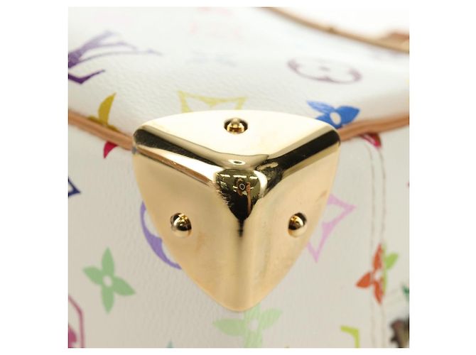 LOUIS VUITTON Borsa Monogram Multicolor Trouville Bianca M92663 Auth BA13774V Bianco - vista 15