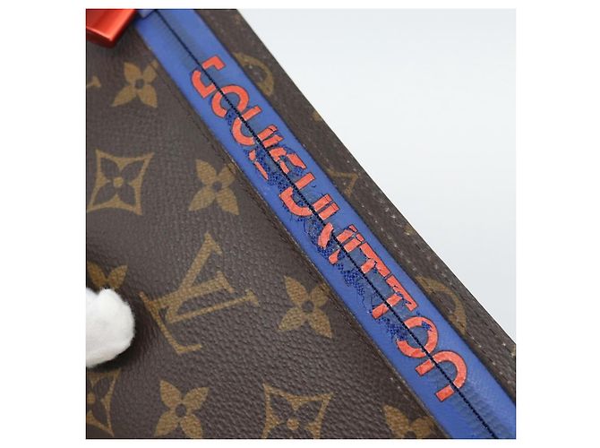 LOUIS VUITTON Pochette Monogram Ribbon M63045 LV Auth 191562 Monogramma - vista 10