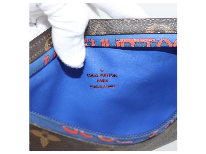 LOUIS VUITTON Pochette Monogram Ribbon M63045 LV Auth 191562 Monogramma - vista 18
