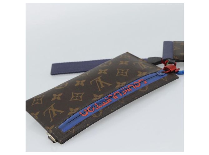 LOUIS VUITTON Pochette Monogram Ribbon M63045 LV Auth 191562 Monogramma - vista 5