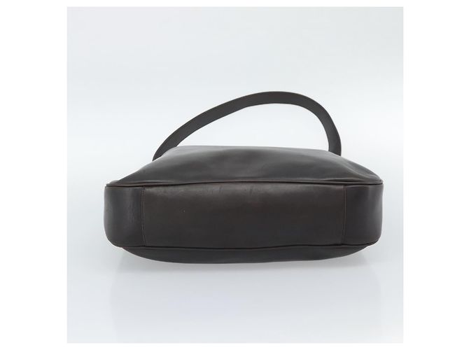 Borsa a Spalla GUCCI Bamboo in Pelle 2way Marrone Argento 0011577 Auth mr2670 - vista 11