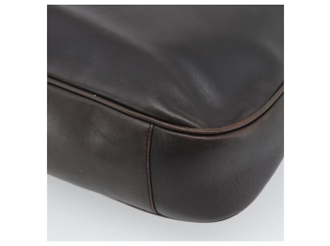 Borsa a Spalla GUCCI Bamboo in Pelle 2way Marrone Argento 0011577 Auth mr2670 - vista 14