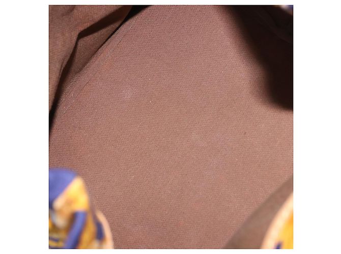 Borsa a tracolla LOEWE Canvas Blue Gold Auth bs35981A D'oro - vista 11