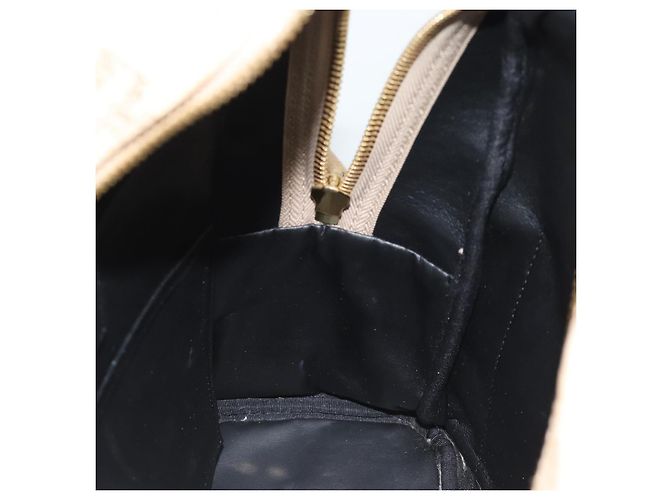 MCM Vicetos Logogram Rucksack PVC Beige Gold Auth gh2219 Golden - Ansicht 21