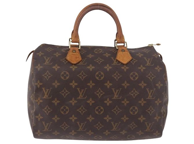 LOUIS VUITTON Bolso Monogram Speedy 30 M41526 LV Auth 191044A Monograma - vista 13
