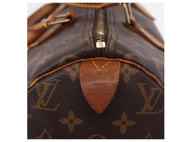 LOUIS VUITTON Bolso Monogram Speedy 30 M41526 LV Auth 191044A Monograma - vista 17