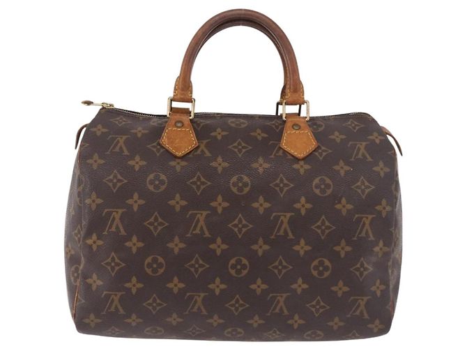 LOUIS VUITTON Bolso Monogram Speedy 30 M41526 LV Auth 191044A Monograma - vista 2