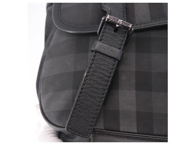 Borsa a Spalla BURBERRY Nova Check Nera Auth ka5113 Nero - vista 18