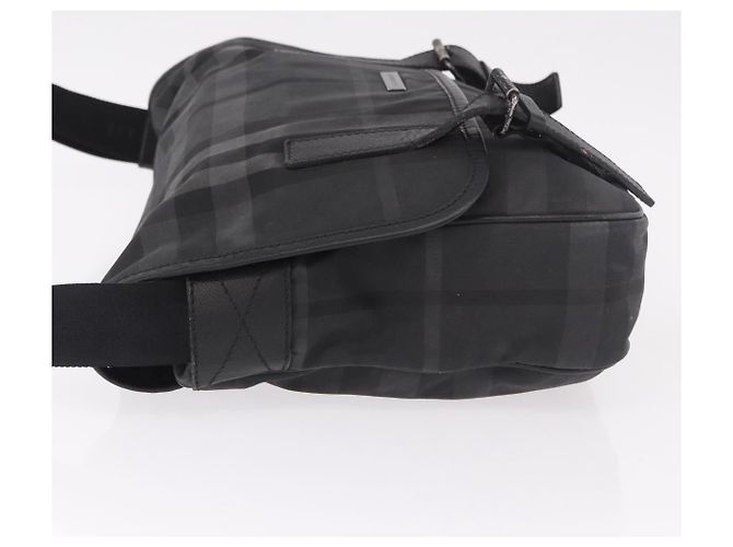 Borsa a Spalla BURBERRY Nova Check Nera Auth ka5113 Nero - vista 4