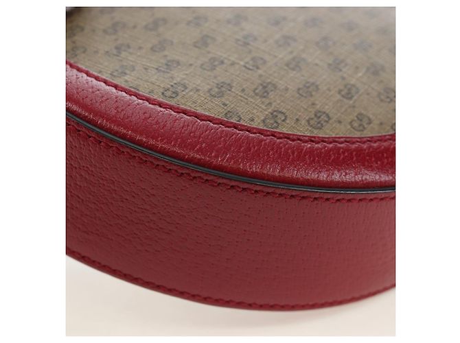Borsa GUCCI Doraemon Micro GG Supreme in PVC e pelle Beige 625216 Auth ka5138M - vista 14