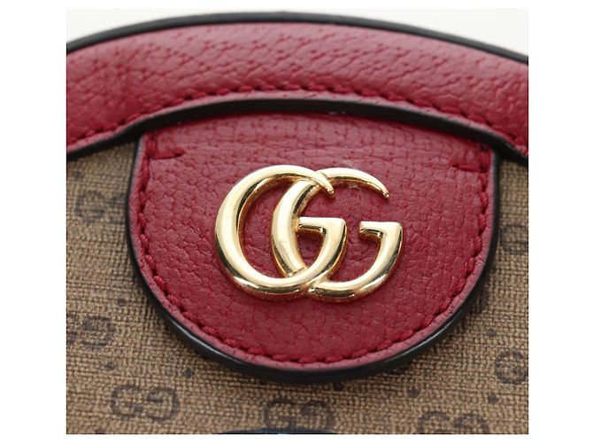 Borsa GUCCI Doraemon Micro GG Supreme in PVC e pelle Beige 625216 Auth ka5138M - vista 17