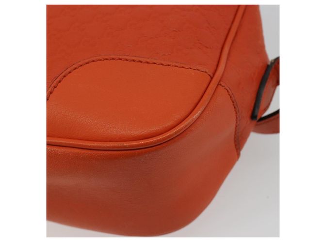 Borsa a Spalla GUCCI Micro GuccissimaGG Arancione Oro 449413 Auth ka5154 D'oro - vista 10