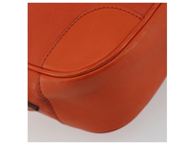 Borsa a Spalla GUCCI Micro GuccissimaGG Arancione Oro 449413 Auth ka5154 D'oro - vista 13