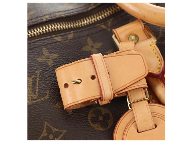 LOUIS VUITTON Borsa Boston Monogram Keepall 55 M41424 LV Auth 190169SAV Monogramma - vista 22