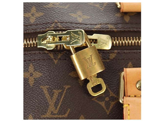 LOUIS VUITTON Borsa Boston Monogram Keepall 55 M41424 LV Auth 190169SAV Monogramma - vista 25