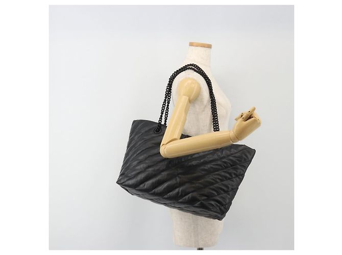 BALENCIAGA Crash Shoulder Bag Leather Black 777856 Auth mr2710V Nero - vista 24