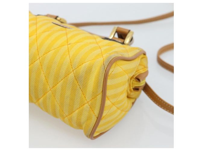 FENDI Handtasche Canvas 2way Gelbgold Authentisch 190664A Golden - Ansicht 10