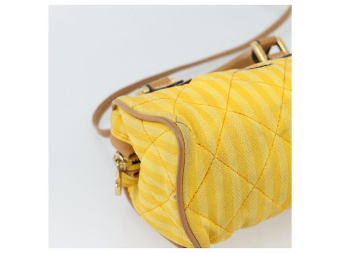 FENDI Handtasche Canvas 2way Gelbgold Authentisch 190664A Golden - Ansicht 15
