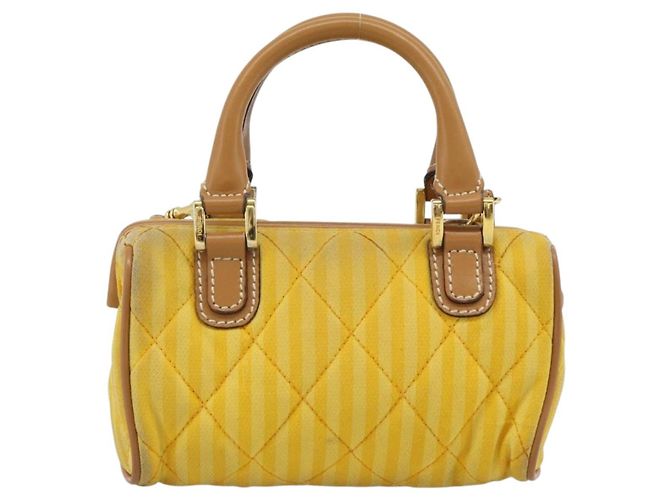 FENDI Handtasche Canvas 2way Gelbgold Authentisch 190664A Golden - Ansicht 2