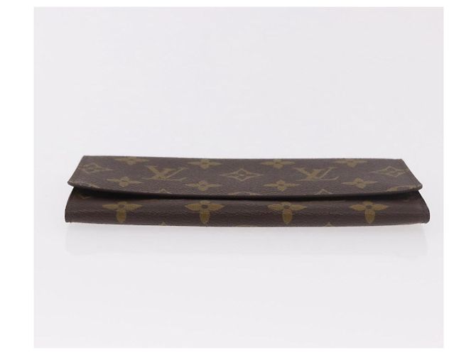 LOUIS VUITTON Monogram Porte En 3 Cartes Credit Wallet M61818 LV Auth BA13876V - vista 6