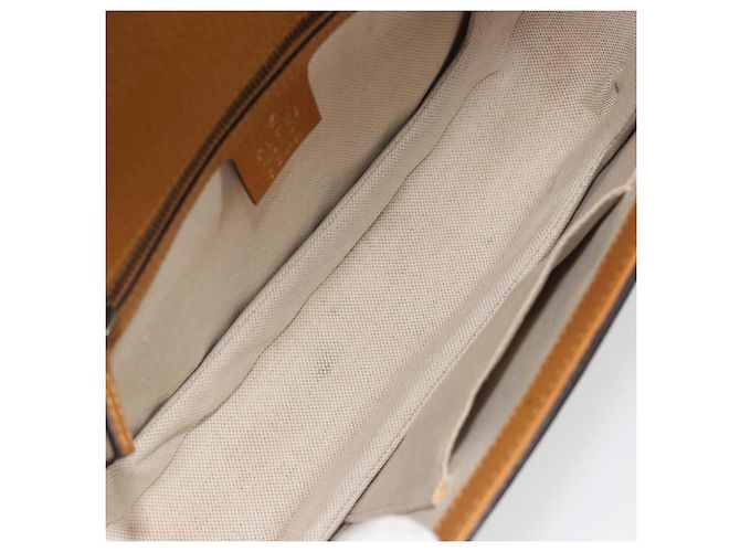 Bolso GUCCI Micro GG Supreme GUCCIxDisney en PVC Beige Oro 602694 Auth ep15085M Dorado - vista 17