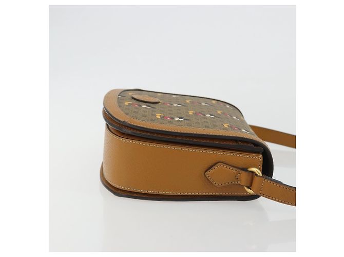 Bolso GUCCI Micro GG Supreme GUCCIxDisney en PVC Beige Oro 602694 Auth ep15085M Dorado - vista 4