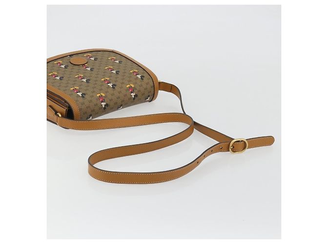 Bolso GUCCI Micro GG Supreme GUCCIxDisney en PVC Beige Oro 602694 Auth ep15085M Dorado - vista 7