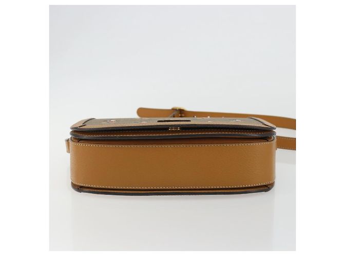 Bolso GUCCI Micro GG Supreme GUCCIxDisney en PVC Beige Oro 602694 Auth ep15085M Dorado - vista 9