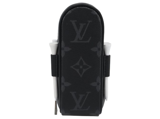 LOUIS VUITTON Monogram Eclipse Set golf Andrews Golf Ball GI0344 LV Auth 191545M Monogramme - vue 13
