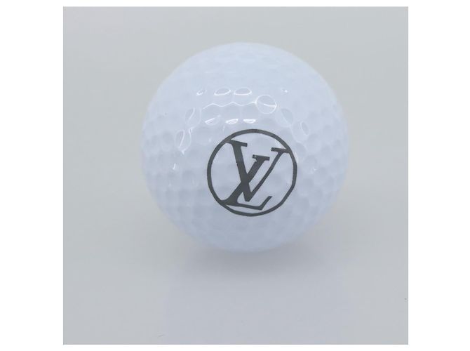 LOUIS VUITTON Monogram Eclipse Set golf Andrews Golf Ball GI0344 LV Auth 191545M Monogramme - vue 22