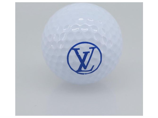 LOUIS VUITTON Monogram Eclipse Set golf Andrews Golf Ball GI0344 LV Auth 191545M Monogramme - vue 26