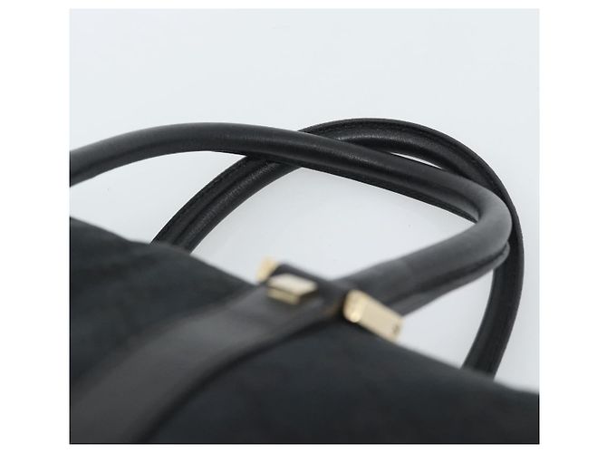 Borsa Boston GUCCI GG Canvas Nera Oro 000 0846 Auth fm5397V Nero D'oro - vista 14