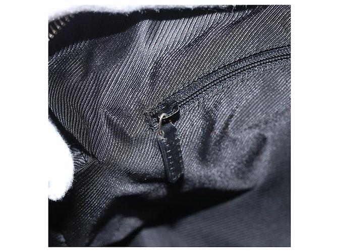 Borsa Boston GUCCI GG Canvas Nera Oro 000 0846 Auth fm5397V Nero D'oro - vista 21