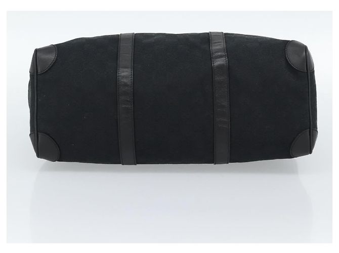 Borsa Boston GUCCI GG Canvas Nera Oro 000 0846 Auth fm5397V Nero D'oro - vista 5