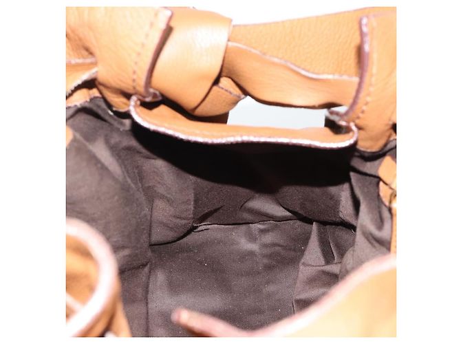 Borsa Tote in Pelle Miu Miu Marrone Auth 187989V - vista 20