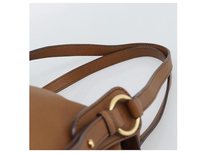 Borsa Tote in Pelle Miu Miu Marrone Auth 187989V - vista 8