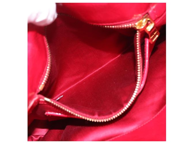 Borsa a mano Miu Miu Matelasse in pelle 2way Rosso Oro Auth BA13893V D'oro - vista 28