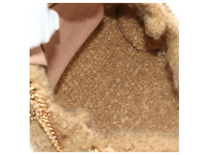 Autre Marque Borsa a Spalla Stella MacCartney Chain Falabella Bore 2way Brown Gold Auth 190391V Marrone D'oro - vista 10