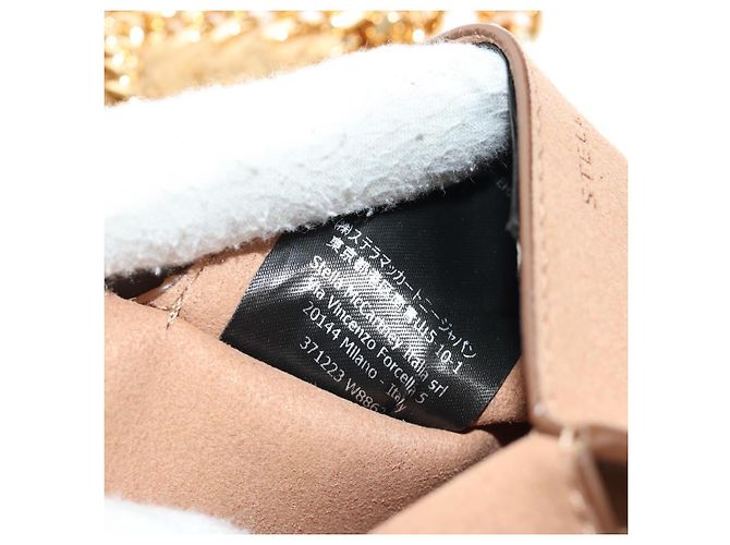 Autre Marque Borsa a Spalla Stella MacCartney Chain Falabella Bore 2way Brown Gold Auth 190391V Marrone D'oro - vista 11