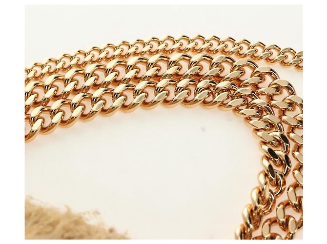 Autre Marque Borsa a Spalla Stella MacCartney Chain Falabella Bore 2way Brown Gold Auth 190391V Marrone D'oro - vista 14
