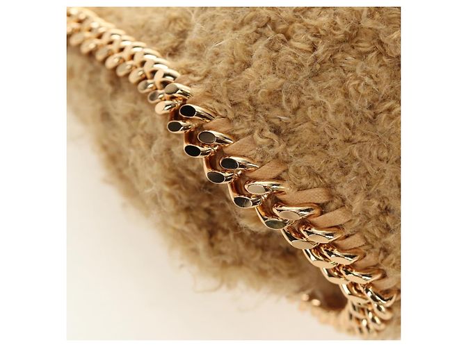 Autre Marque Borsa a Spalla Stella MacCartney Chain Falabella Bore 2way Brown Gold Auth 190391V Marrone D'oro - vista 16