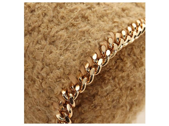 Autre Marque Borsa a Spalla Stella MacCartney Chain Falabella Bore 2way Brown Gold Auth 190391V Marrone D'oro - vista 17