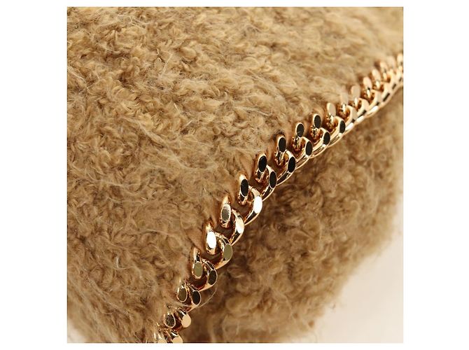 Autre Marque Borsa a Spalla Stella MacCartney Chain Falabella Bore 2way Brown Gold Auth 190391V Marrone D'oro - vista 19