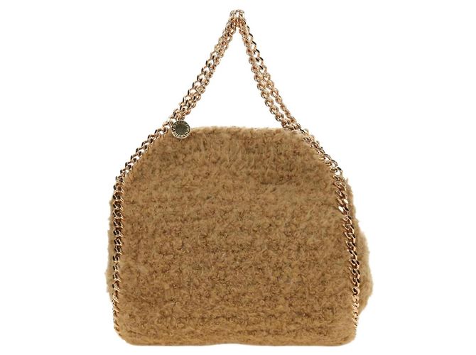 Autre Marque Borsa a Spalla Stella MacCartney Chain Falabella Bore 2way Brown Gold Auth 190391V Marrone D'oro - vista 2