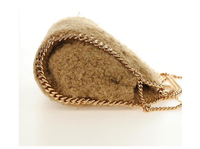 Autre Marque Borsa a Spalla Stella MacCartney Chain Falabella Bore 2way Brown Gold Auth 190391V Marrone D'oro - vista 3