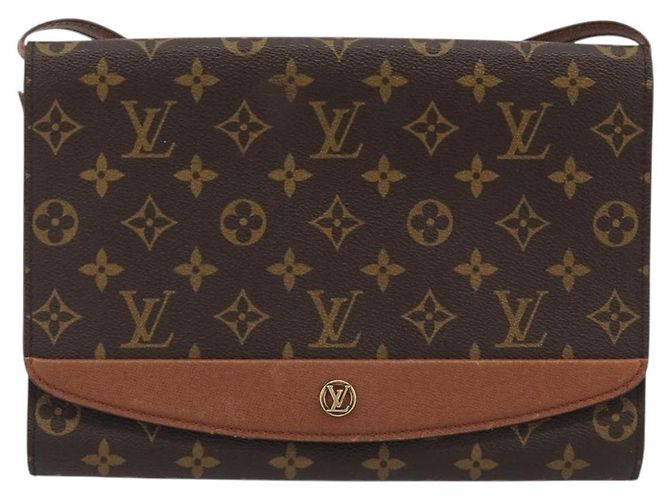 LOUIS VUITTON Borsa a Spalla Monogram Bordeaux 27 M51797 LV Auth bs35967 Monogramma - vista 13