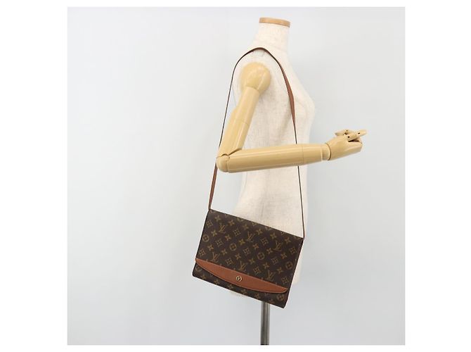 LOUIS VUITTON Borsa a Spalla Monogram Bordeaux 27 M51797 LV Auth bs35967 Monogramma - vista 24