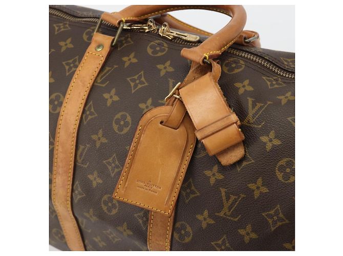 LOUIS VUITTON Monogram Keepall 45 Boston Bag M41428 LV Auth 187867A Monogramma - vista 17